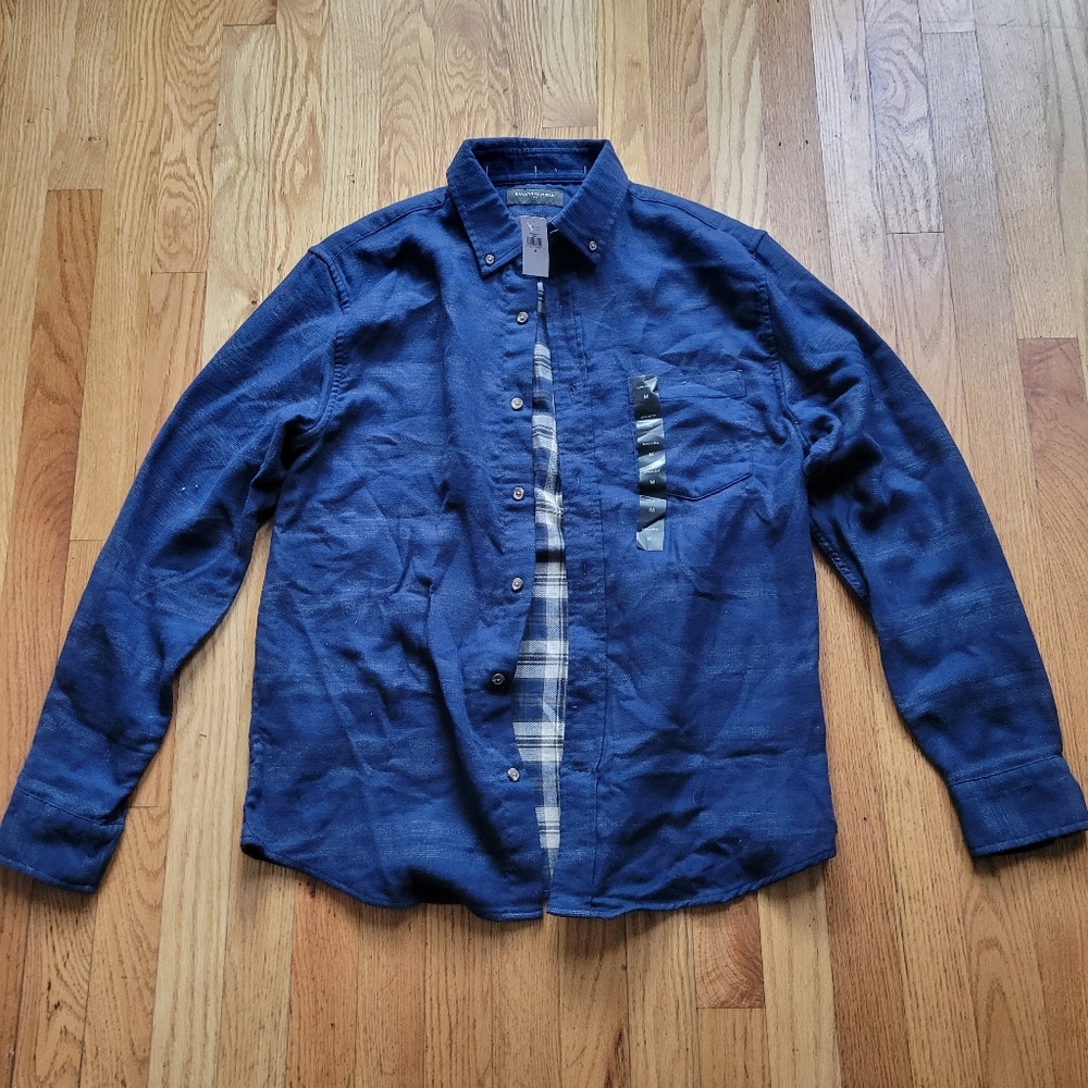 Banana Republic Blue Flannel Shirt